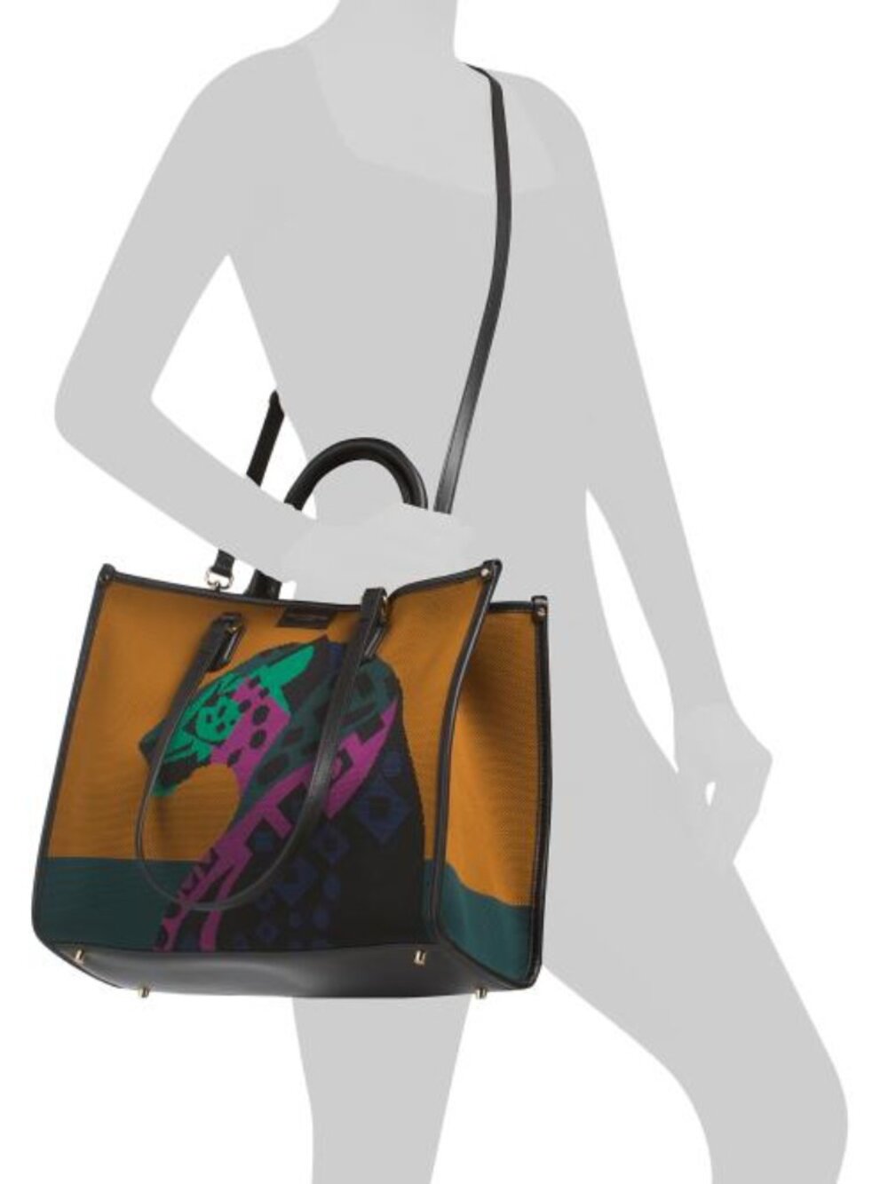 VIOLA CASTELLANI Made In Italy Crochet Tote - Picture 4 of 5